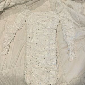 Off Shoulder white dress